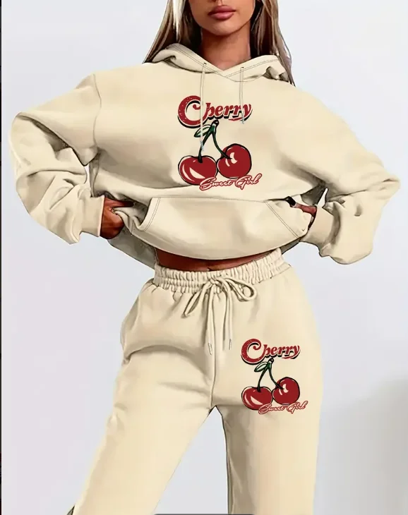 women tracksuit hoodie set Custom logo printed high quality cotton knitted embroidered plain oversized women hoodies sweatshirt