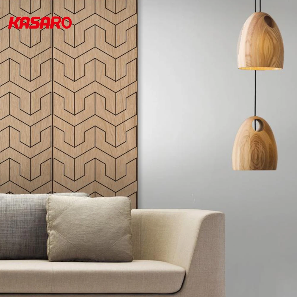 Factory wholesale indoor wall and ceiling decorative soundproofing wood slat constructions wood panels