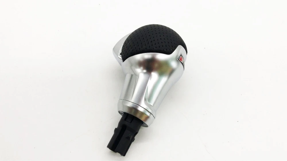 leather Honeycomb hole Shift Knob DSG AT Stronic Shift Lever For audi* A3 for V W Golf 6/7 Passat* B6 B7 CC POLO Jetta* MK6