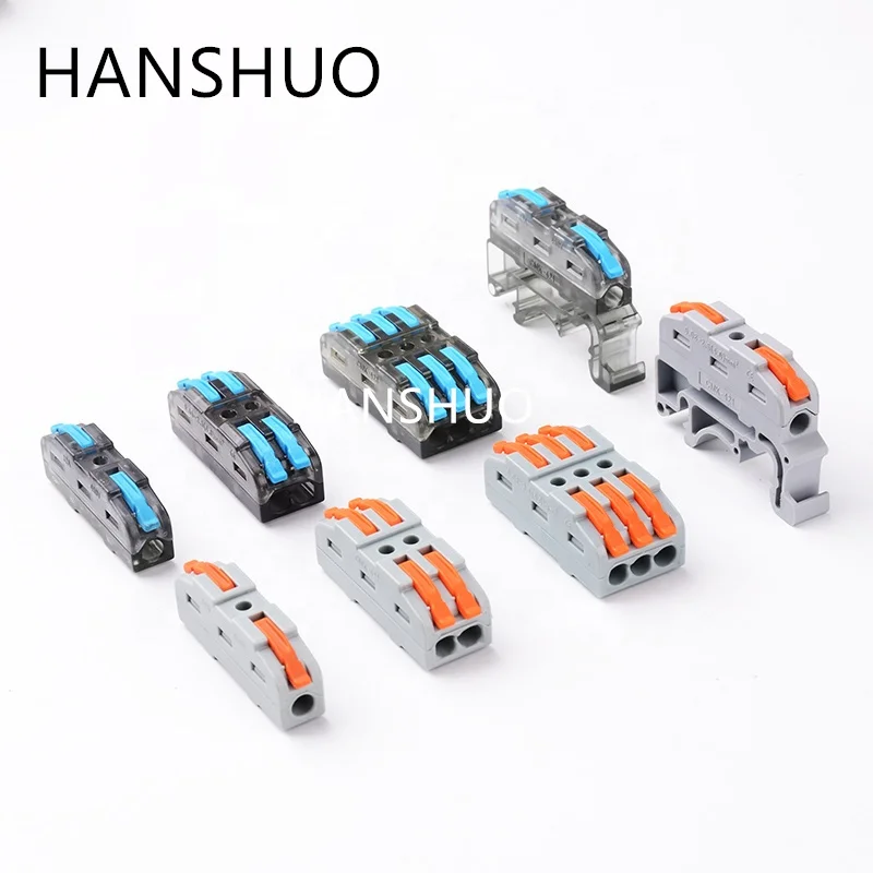 JINH Mini Quick Connection Terminal Wire Connector Push In Fast Terminal Block Connectors For Led