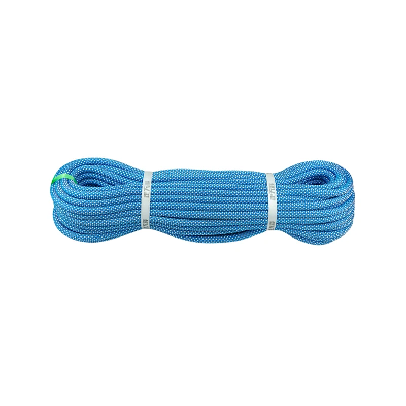 Wholesale logo customized outdoor climbing Kernmantle rappelling 10.5mm Polyester Static Rope