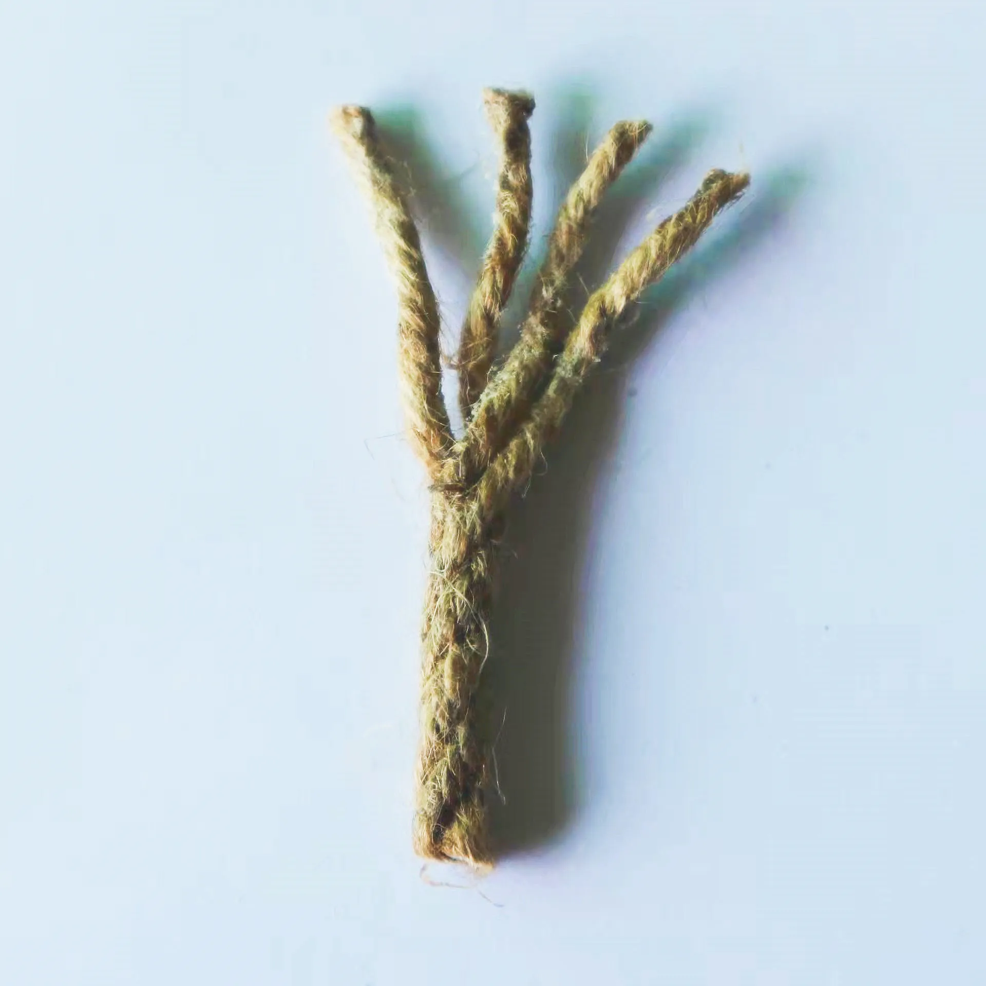 Camping Wax Infused Jute Fire Starter Rope Lighter Hemp Tinder Wick
