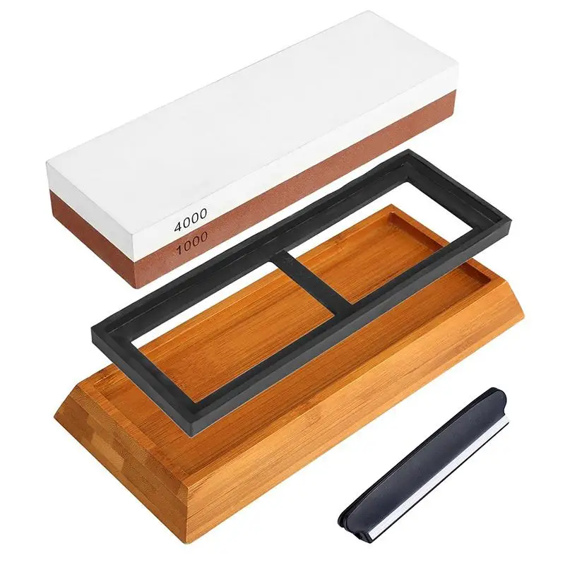 
Best Seller 1000/4000 Whetstone Sharpening Stones Knife Sharpener 