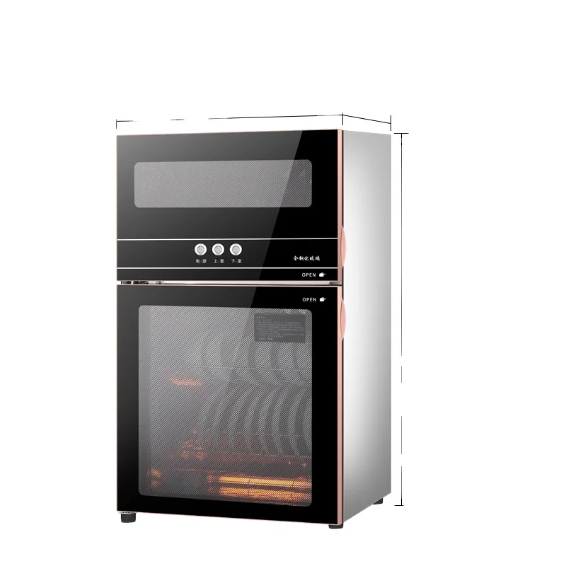 Нержавеющая сталь Топ Небольшой современный дешевые кухня гладить Горячие Стекло пицца конус дисплей Мини УФ дезинфекции дизайн одежды