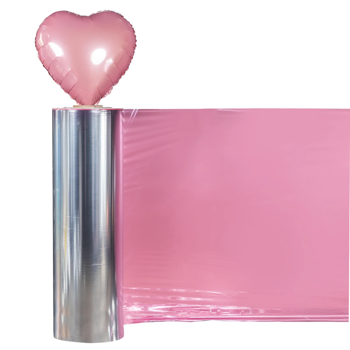 Top sales High Tensile Soft Customizable Aluminum Coated for Premium PINK Balloons PET Film