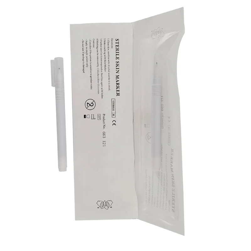 Professional Disposable Medical Use Sterile Skin Marker For Microblading