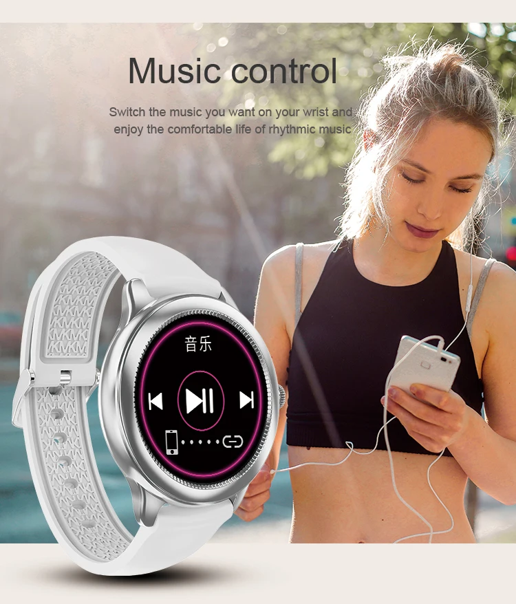 2024 trendy Ladies Smart Watch Health monitoring features in a trendy timepiece designed for women