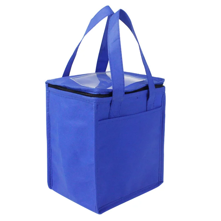 Promotion Custom Waterproof Picnic Food Bag Lunch Bbq Non Woven Insulated Lunch Cooler Bag