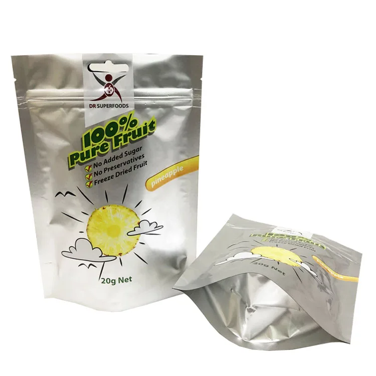 Custom Print Aluminium Foil Pouch Flower Seed Packaging Bag Candy Stand Up Pouch