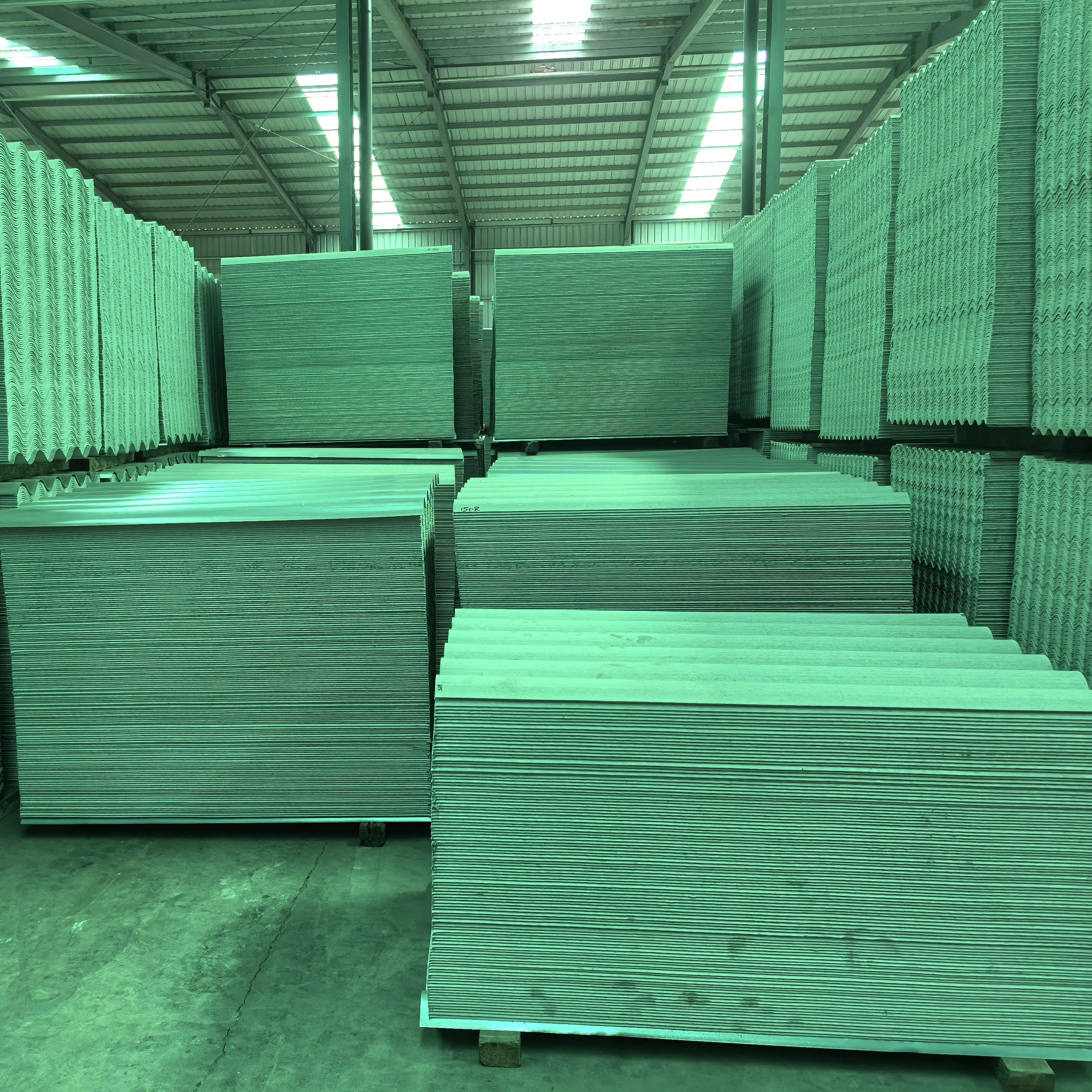 KUNDA Africa Local Factories Roofing Cement Fiber Tiles 5*920*2500mm Local Factory