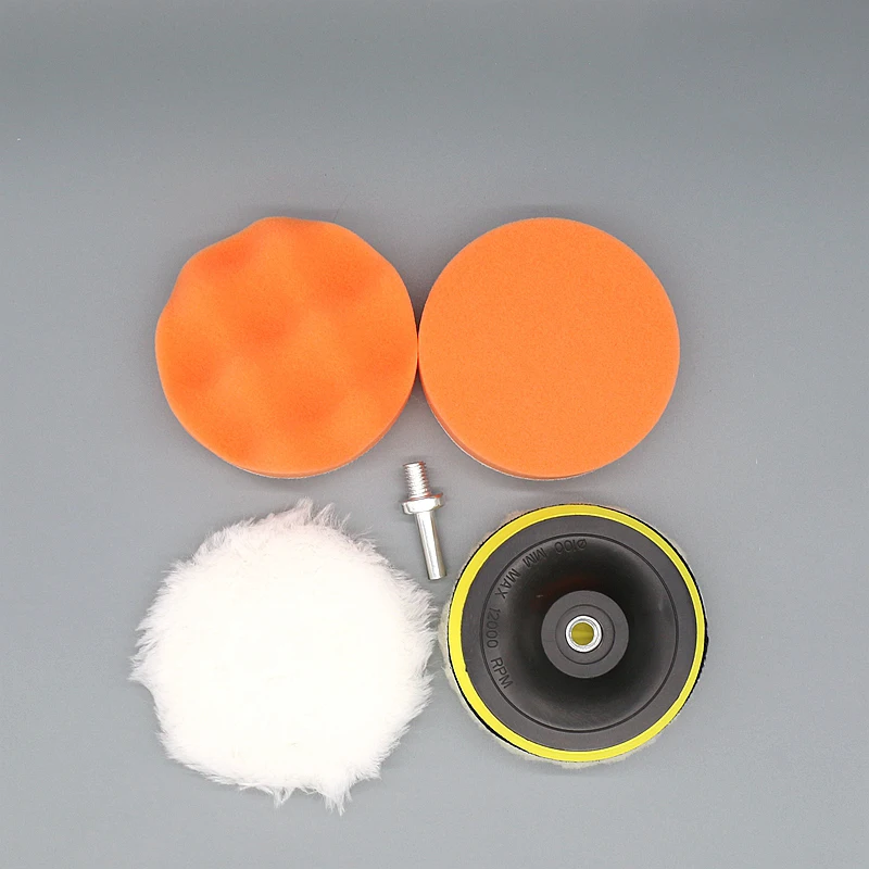 Car Buffers and Polishers Kit for Drill, 14Pcs Drill Polishing Wheel Foam Ball Buffing Pads Sponge Ball for Automotive Car Wheel