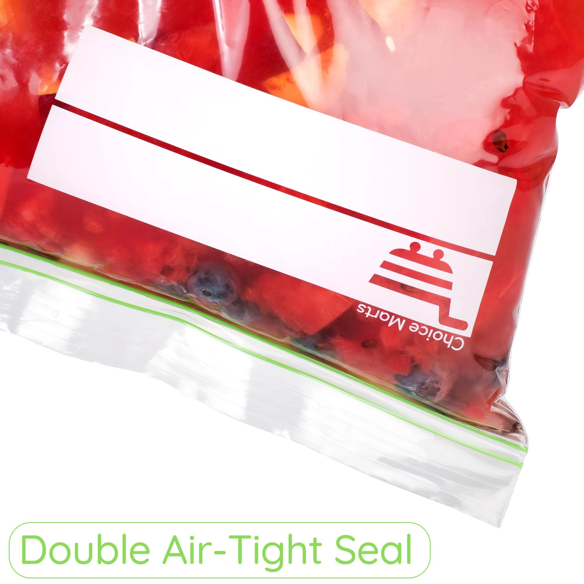 Wholesale Custom Logo Slider Storage Bags Waterproof Freezer Zip Lock Plastic Food Storage Bags