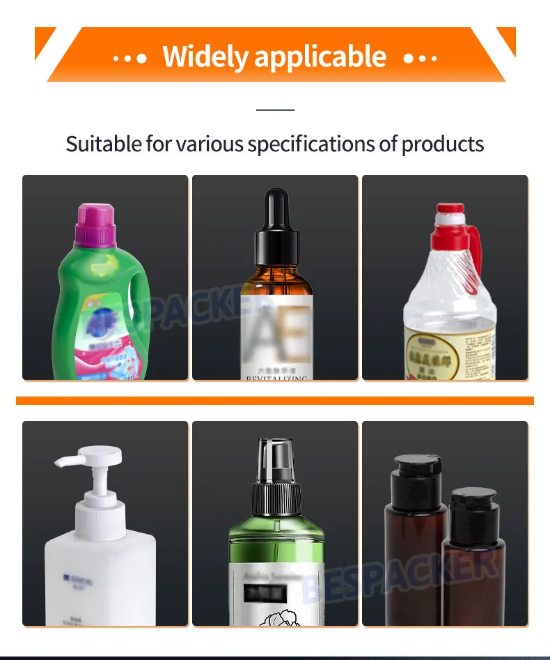 YL-F Automatic Dropper Glass Vial Bottle Screw Spray Pump Head Round Bottle Jar Capping Machines