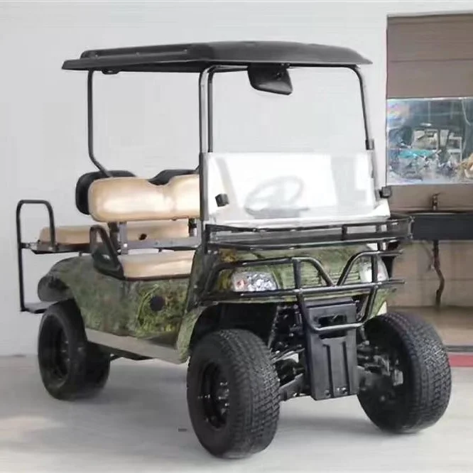
Newest 2+2 Seat Off Road Custom Hunting Golf Cart With Luggage Rack 