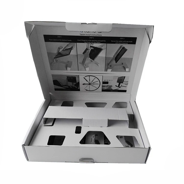 Recyclable custom shipping box Custom Corrugated White Shipping Box Packaging with Insert Custom mail-order boxes