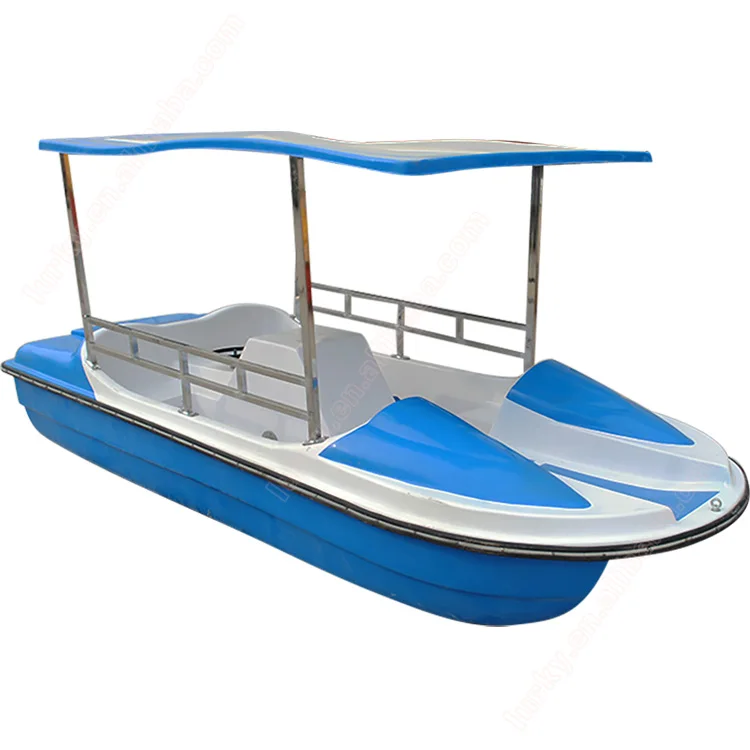 the most popular water park fiberglass human power foot paddle pedal boat water pedal boat