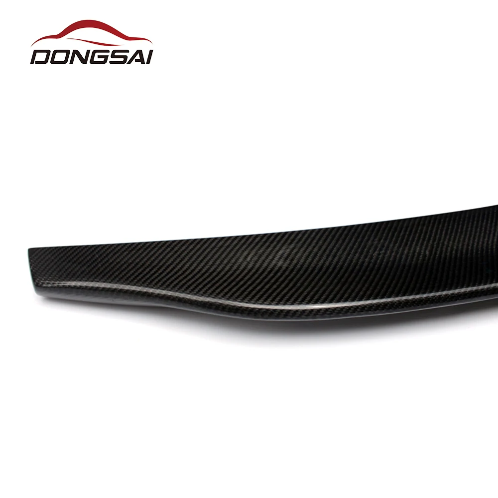 For Audi A4 S4 RS4 B8 B8.5 Add Carbon Fiber HK Style Ducktail Spoiler Rear Trunk Boot Lip Tail Wing 2007+