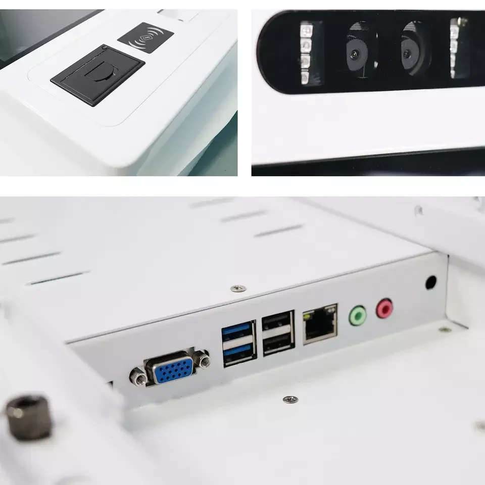 32 Inch Self Checkout Service Kiosk Machine Touch Screen Interactive Touch Ordering Kiosk With Payment Qr Code Scanner Terminal