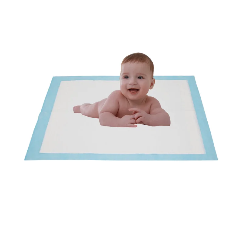 Heavy Absorbency Underpads Quilted Fluff and Polymer Disposable Underpad nursing under portable baby diaper changing pad