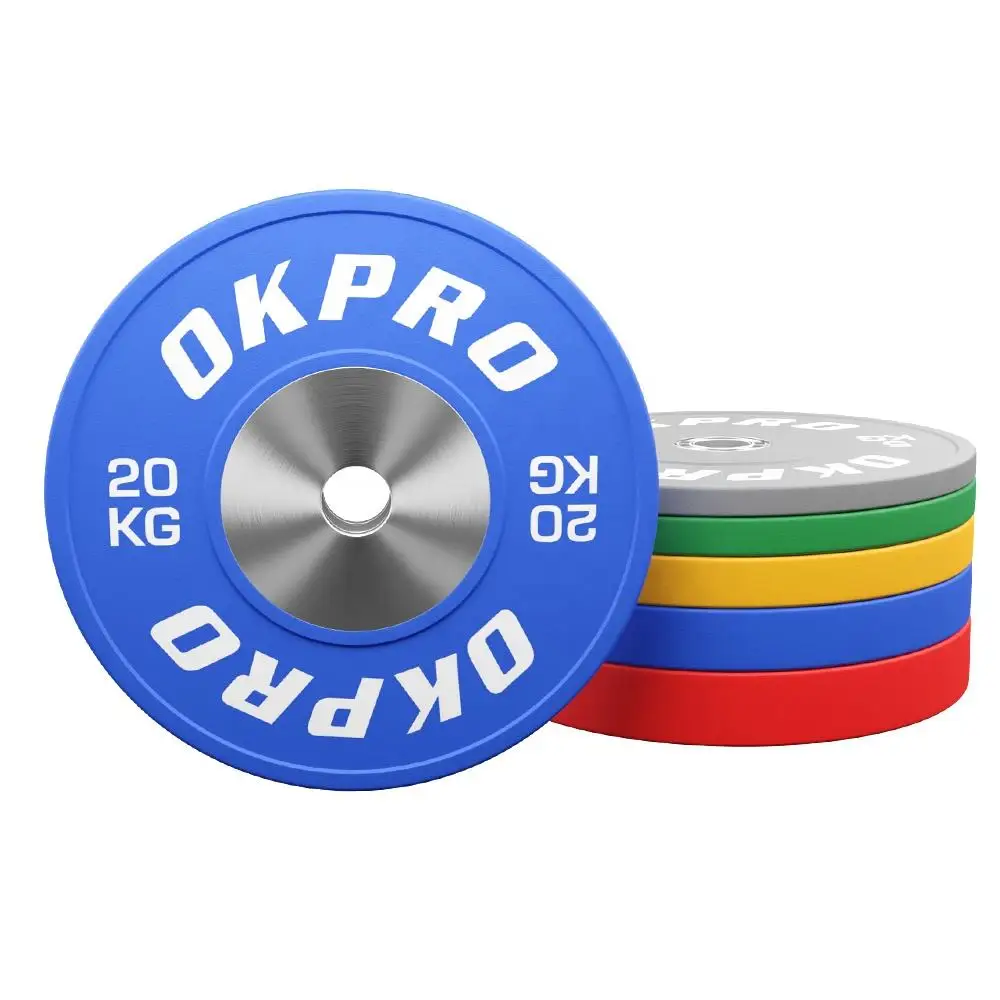 Hot Sale Gym Fitness Free Weights Weight Disc Barbell Weightlifting Bumper Weight Plate