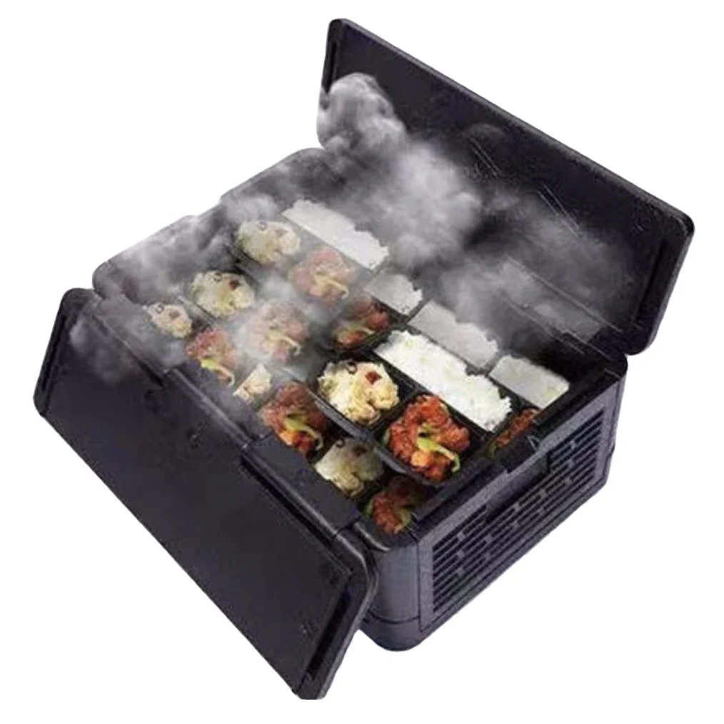 HS plastic cooler 39L foam EPP camping lightweight Chill Chest collapsible iceless cooler box foldable foam flip box with logo