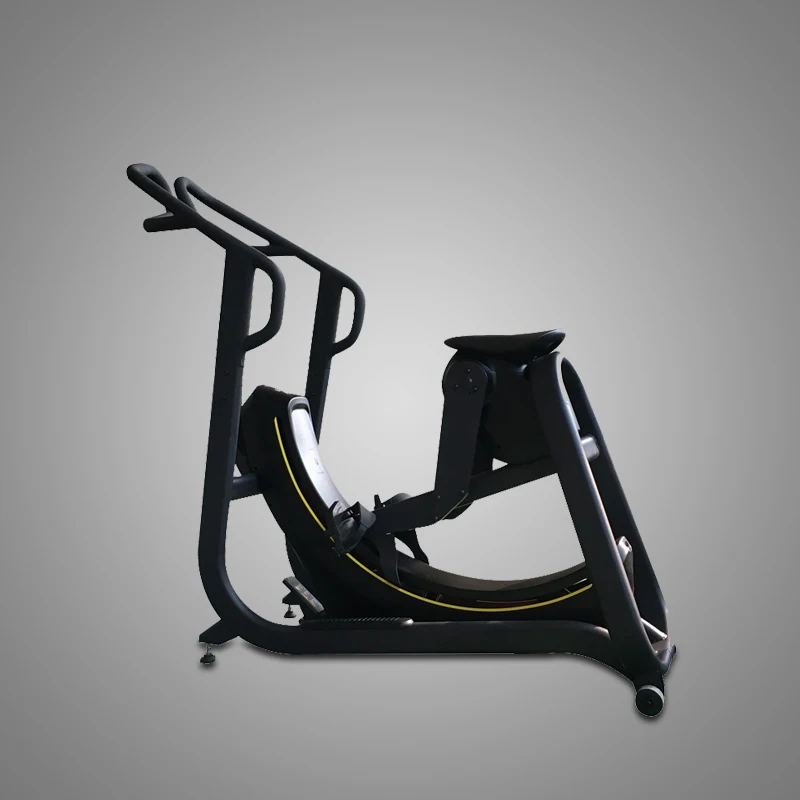 Профессиональная машина для подъема высоких ног, коммерческий изогнутый скользящий эллиптический тренажер