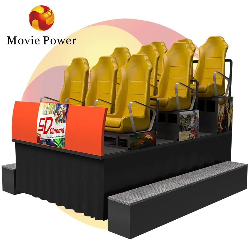Best Price Commercial Virtual Reality 5D Cinema Simulator Home 7D Cinema Chair Electric Motion 5D Movie Theater
