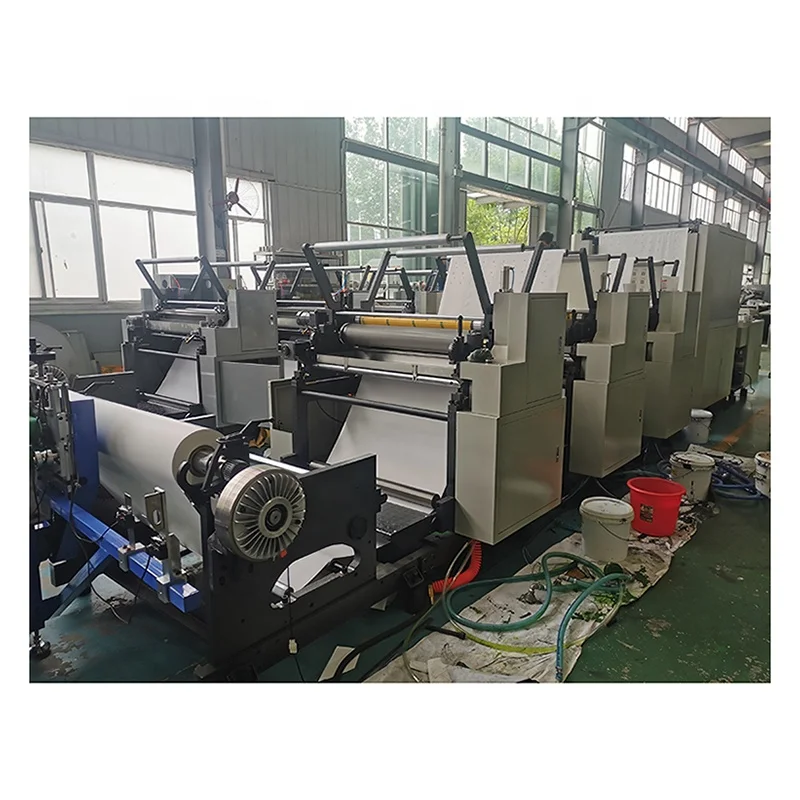 3 Color credit card register receipt thermal paper roll slitting printing machine