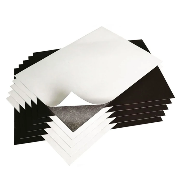 Magnetic Sheet with Adhesive Backing 8'x10' Flexible Magnetic Paper with Strong Self Adhesive Backing