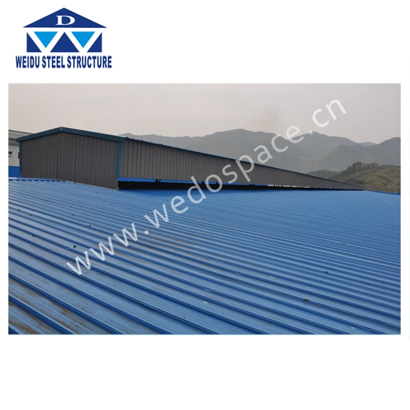  Cow Farm Poultry Fabricated Light Steel Prefabricated Warehouse for Industry and