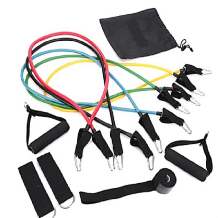 Custom logo Soft Training Elastic Rubber Gym Resistance Tubing Expander Tube