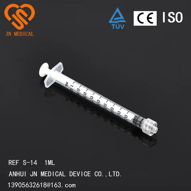 
China Safety Syringes 0.5ml Syringe Without Needle Syringe 