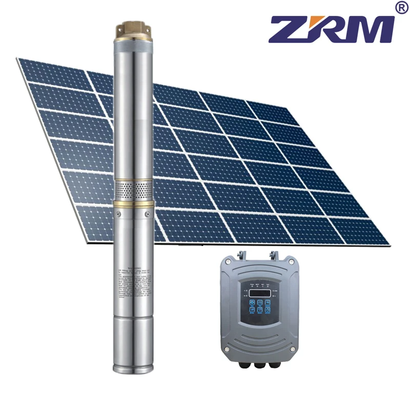  3-дюймовый постоянного тока 48V 500W глубоких скважин винт погружной насос на солнечных батареях