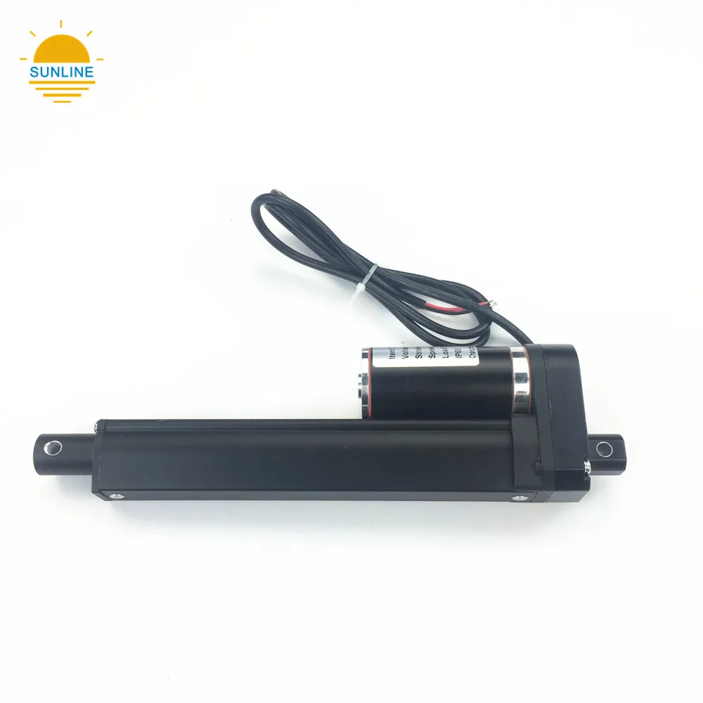 SLA02 24V magnetic Linear actuator Load Force 1000N Speed 15mm/s Stroke 150mm IP54/IP65