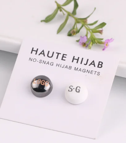 Новинка модный мусульманский шарф Кристалл блестящие Магнитные Булавки для хиджаба красочная уникальная шаль лазерная гравировка Магнитная кнопка брошь