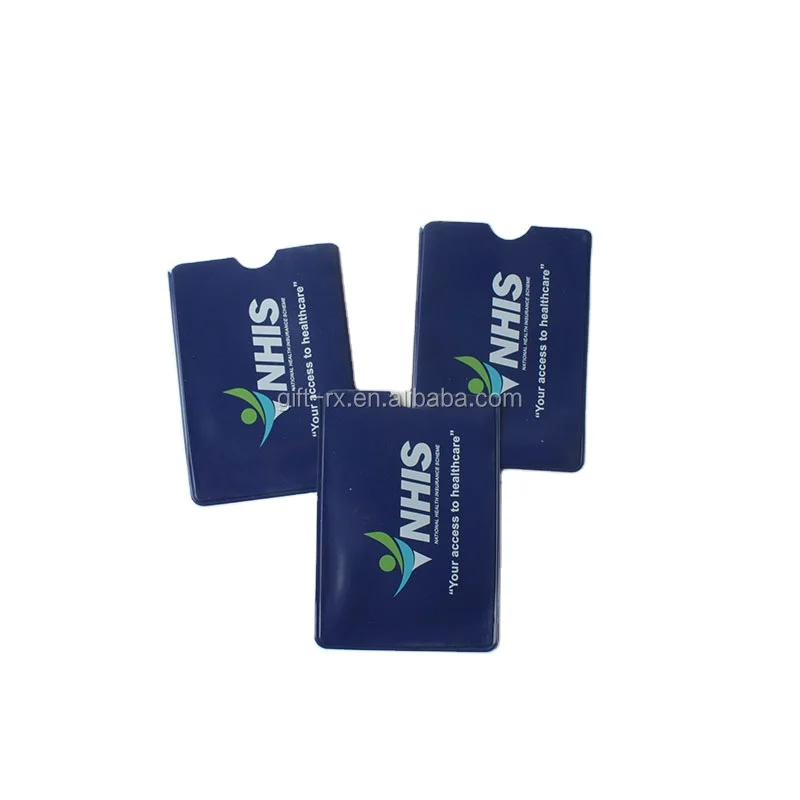 Business Style Flexible PVC Bank Credit Card Holder Case with PP Plastic Printed Logo Cartoon Pattern for ID Business Cards