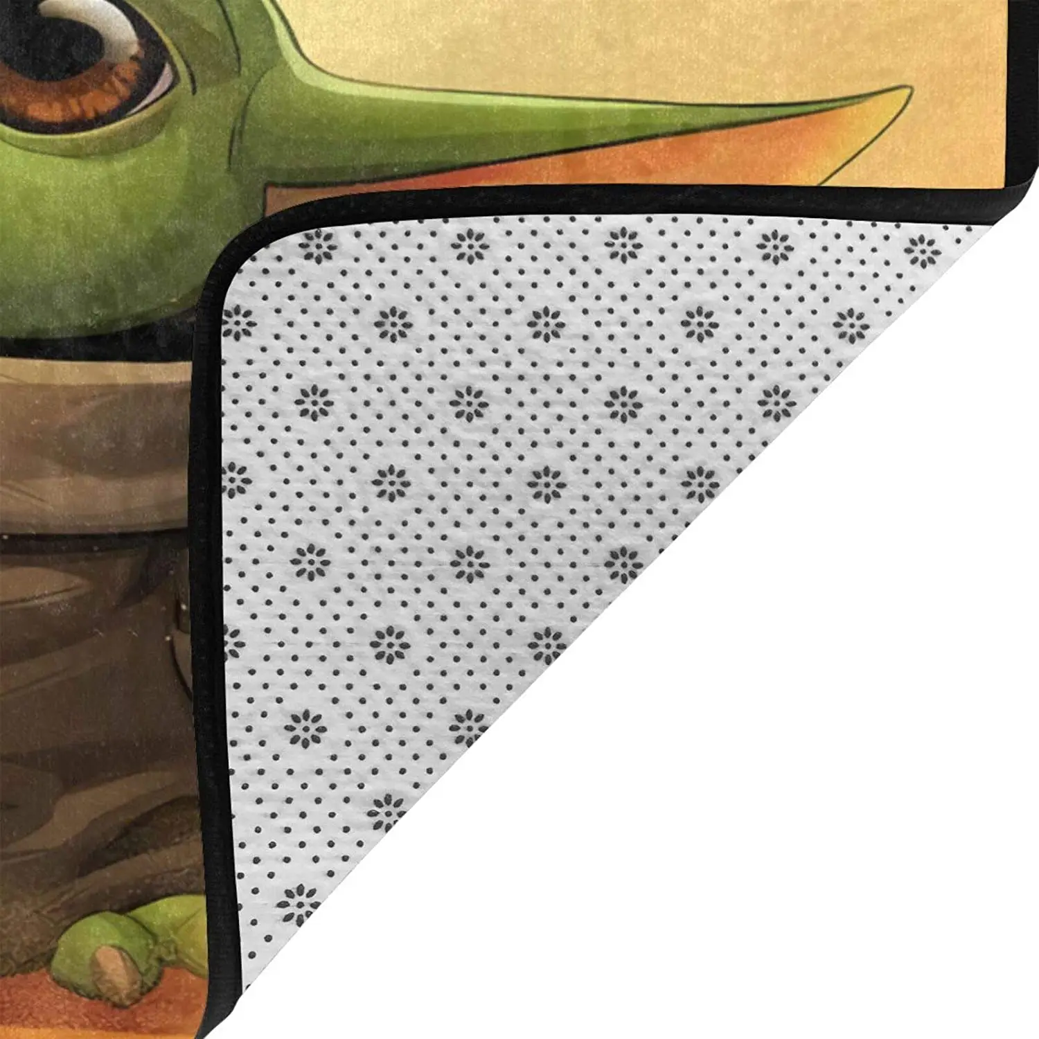 Cute Baby Yoda Mandal-Orian Area Rug Non Slip Ultra Large Super Soft Welcome Mat Peripheral Carpet Home Decor