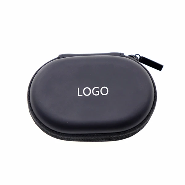 Hot Seller PU Material Promotional Hard Shell Eva Earphone Carrying Case Rectangular Portable Carrying Case