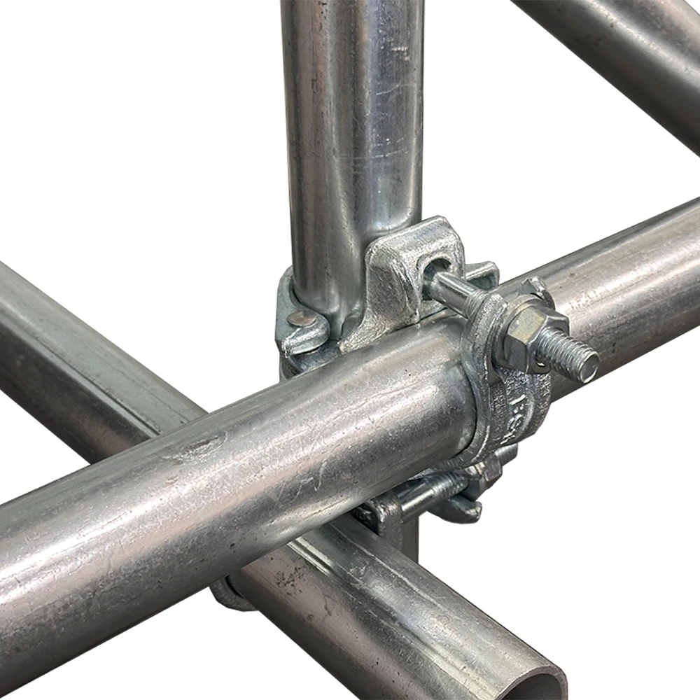 Certified High Quality Galvanized Drop Forged Scaffolding Double Coupler Right Angle Coupler