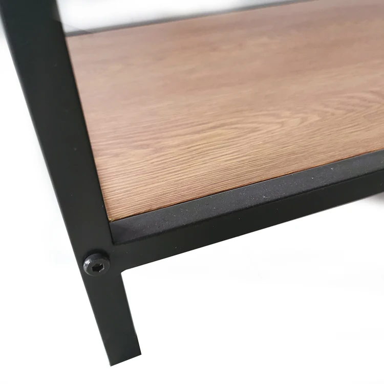 High quality Custom Design modern steel Ladder Shelving Unit metal 5 layer display rack metal bookshelf