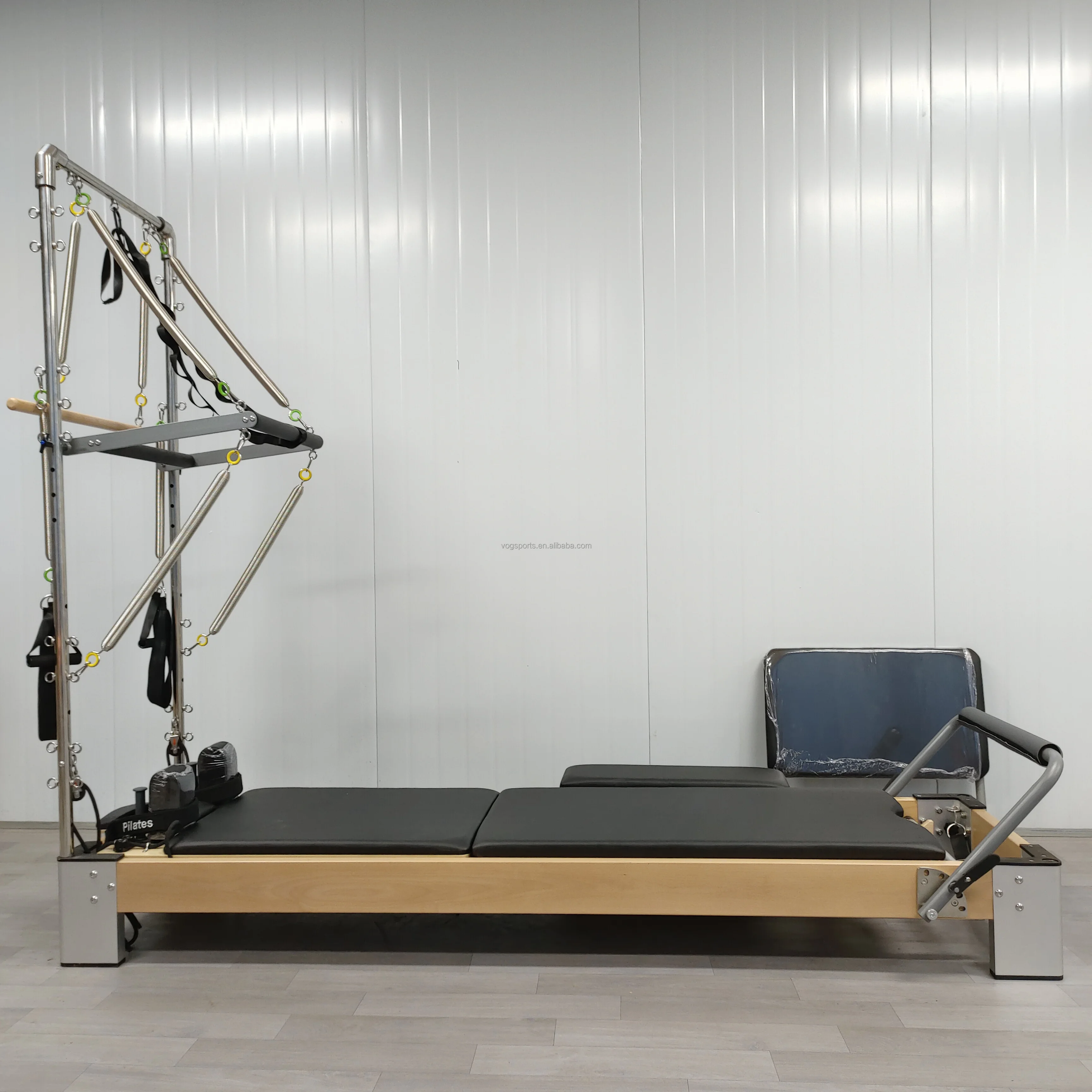 VOG-PL020A Professional best pilates reformer Fitness Machine Yoga Training Equipment Pilates Beech Reformer Half Tower