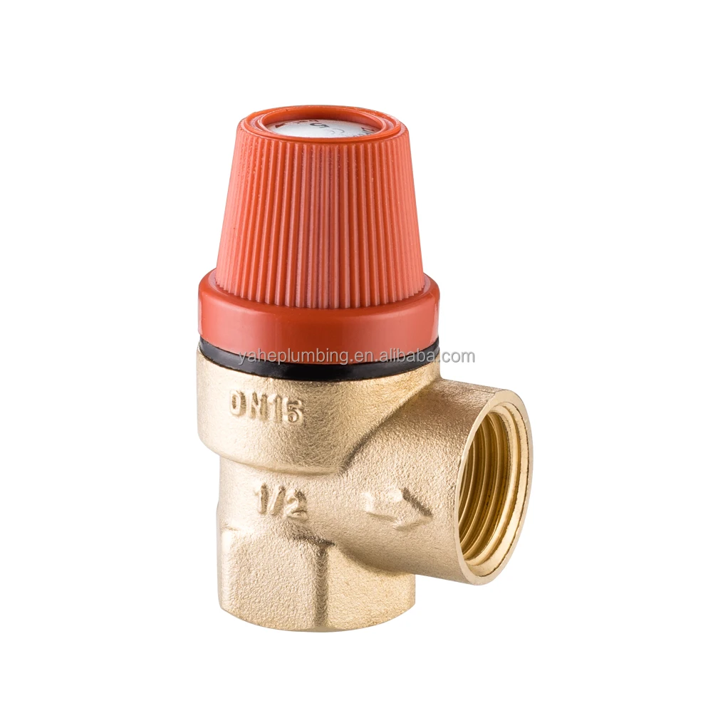 WARS CE approved high quality boiler safety1/2' BSP 3bar 6bar High Quality brass relief valve for wall hanging furnace heater
