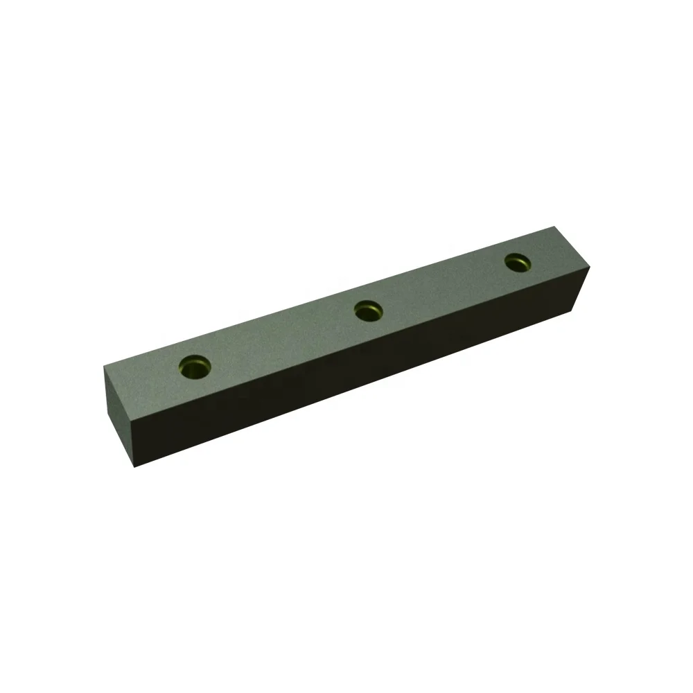 Factory Custom Durable Thread Holes Stator Knives Industrial Plastic Recycling Granulator Blades