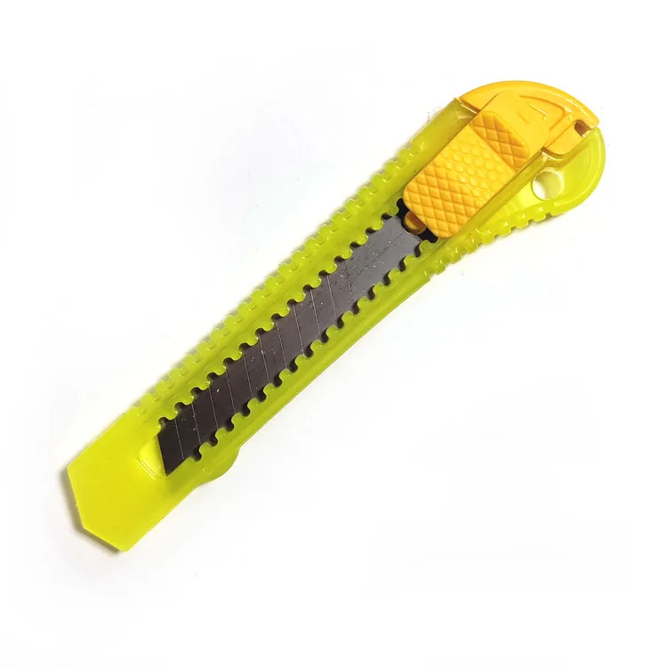 Hot Selling Utility Knife Art & Cutting Tool & Stationery Manual Paper Cutter Knife for Opening Box