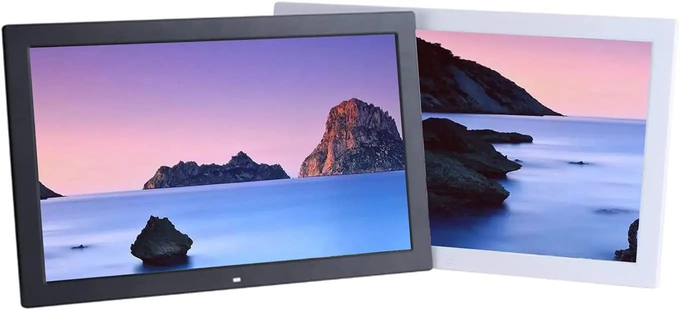 18.5 inch HD digital photo album frame, wall-mounted advertising player video player, resolution of 1366X768 with motion sensor