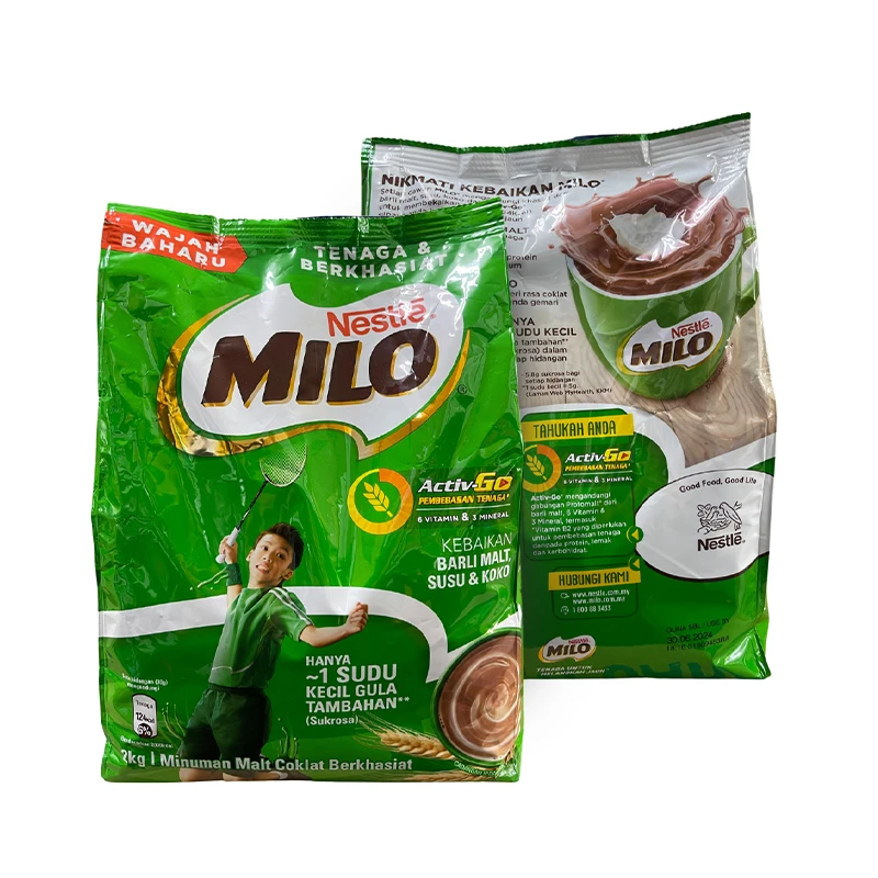 Class 1 Premium Nutrition MILO Cocoa Powder Refill Pack 2KG Delicious Drinks with Choco-malty Taste