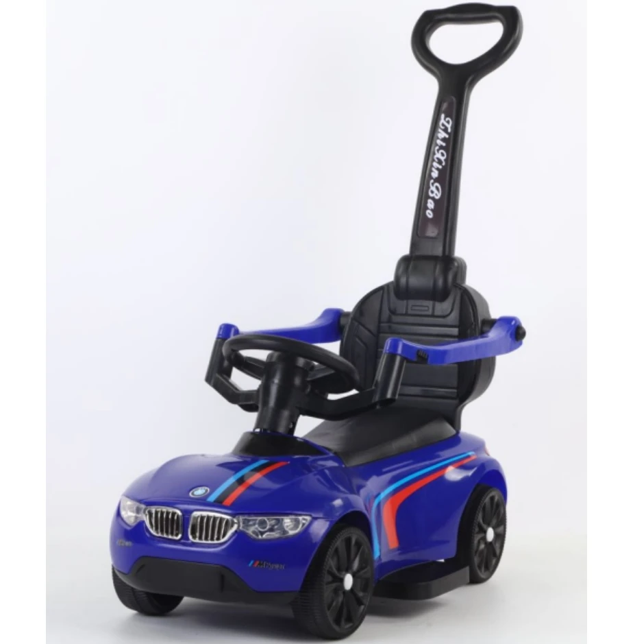 mini model ride on car with push bar