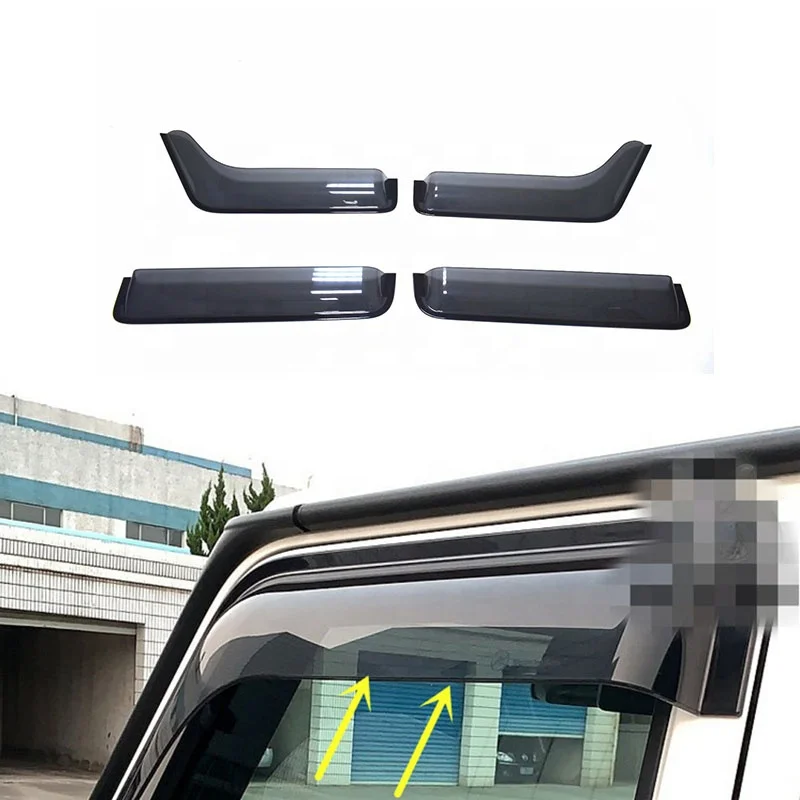 2021 2022W464 G500 G63 ABS Windows козырек мигающие ветрозащитные дефлекторы защита от дождя автозапчасти аксессуары для интерьера системы корпуса