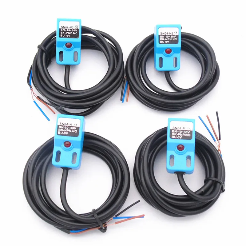 Metal detection sensor SN04-N Proximity switch for metal inspection SN04-N2 SN04-P SN04-P2 SN04-Y1 Y2 D1 D2 NPN PNP NC NO