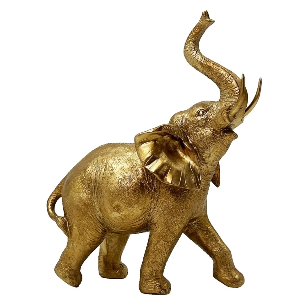 Handmade Modern Art Sculpture Custom Resin Elephant Statue Decorative Animal Figurine for Home Office or Table Decoration Gift